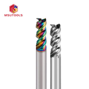 MSUCARBIDE High Speed 3 Flute Carbide End Mill for Aluminum machining