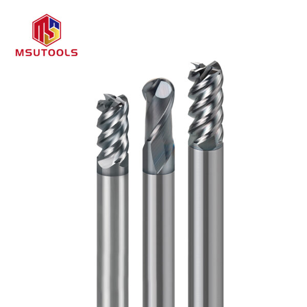 Solid Carbide End Mill for High Hardness Steel (HRC60+) 3