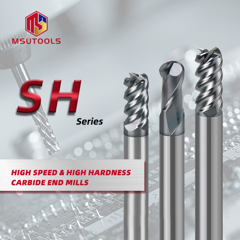 Solid Carbide End Mill for High Hardness Steel (HRC60+)1