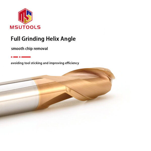 2 Flute Ball Nose End Mill