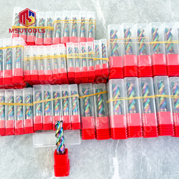 Enhanced Aluminum Alloy 3 Flute Flat End Mill