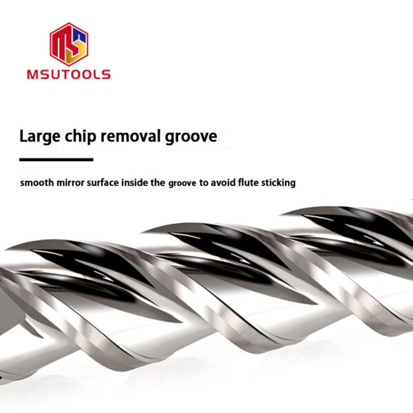 Enhanced Aluminum Alloy 3 Flute Flat End Mill