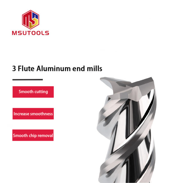 3 Flute Aluminum end mills