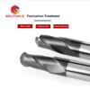 2 Flute ball nose end mill