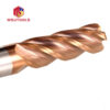 4 flute corner radius milling cutter for steel