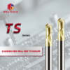 2 Flute ball nose end mill for Titanium