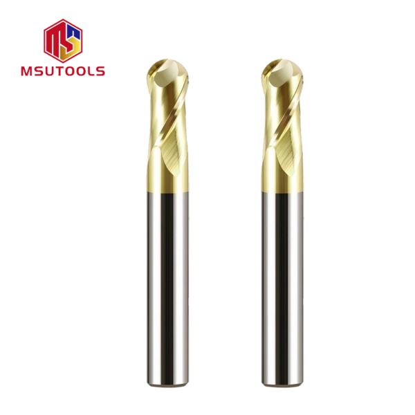 2 Flute ball nose end mill for Titanium